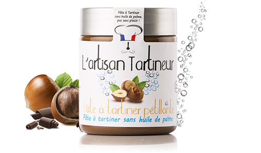 Pâte à tartiner petillante Pâte à tartiner petillante sans huile de palme
