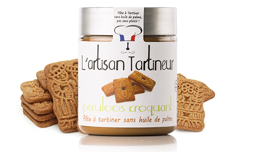 Pâte à tartiner spéculoos croquant sans huile de palme